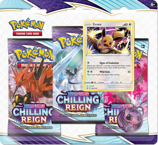 Chilling Reign 3 Pack Blister [Eevee] - Pokémon