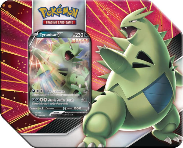V Strikers Tin [Tyranitar V] - Pokémon