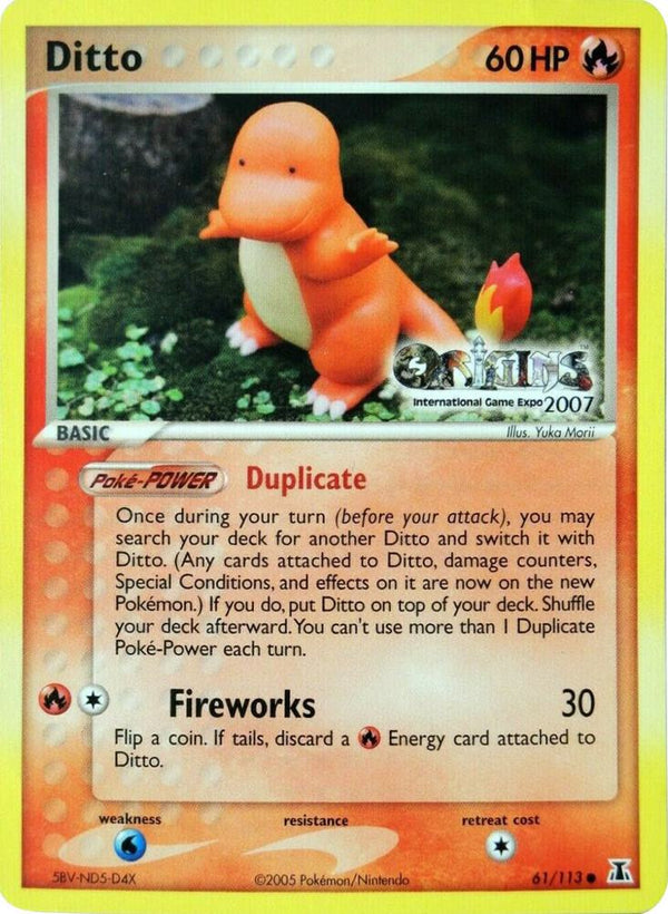 Ditto - 61/113 (Origins International Game Expo 2007) - Pokémon