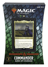 Adventures in the Forgotten Realms - Aura of Courage Commander Deck - Magic: The Gathering
