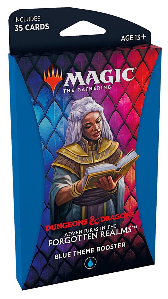 Adventures in the Forgotten Realms - Theme Booster [Blue] - Magic: The Gathering
