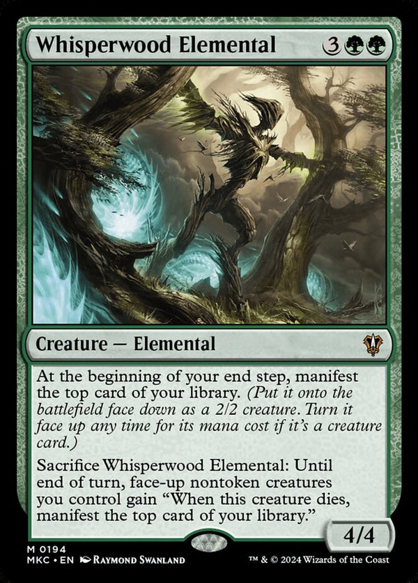 Whisperwood Elemental - Magic: The Gathering