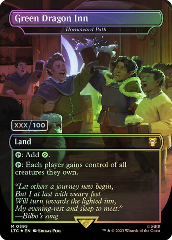 Green Dragon Inn - Homeward Path (Serial Numbered) - Magic: The Gathering
