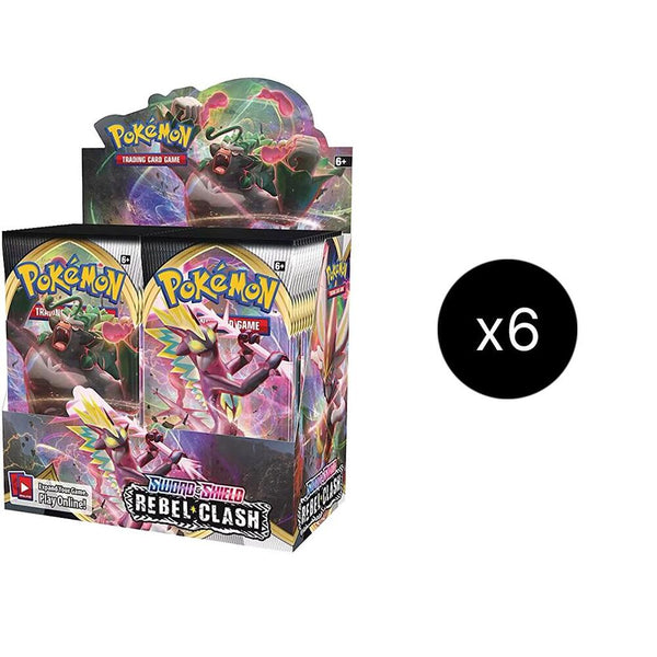 Rebel Clash Booster Box Case - Pokémon