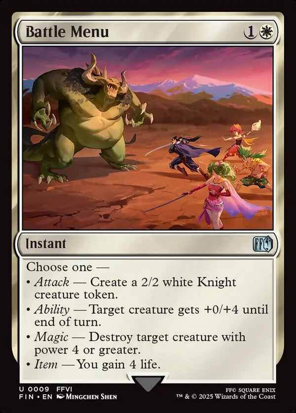 Battle Menu - Magic: The Gathering