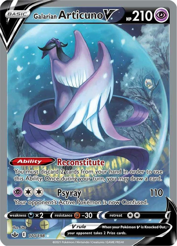 Galarian Articuno V (Alternate Full Art) - Pokémon