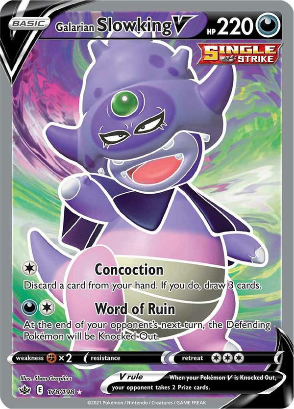 Galarian Slowking V (Full Art) - Pokémon