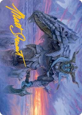 Frost Giant Art Card (Gold-Stamped Signature) - Magic: The Gathering