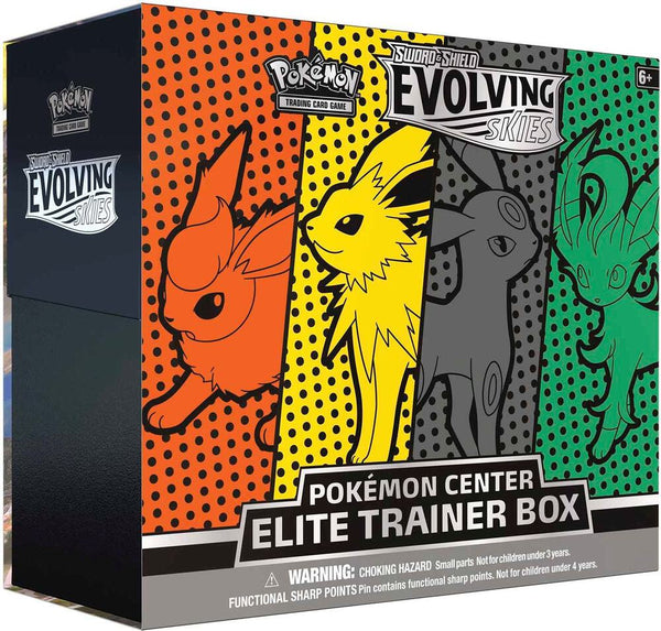 Evolving Skies Pokemon Center Elite Trainer Box [Jolteon/Flareon/Umbreon/Leafeon] (Exclusive) - Pokémon