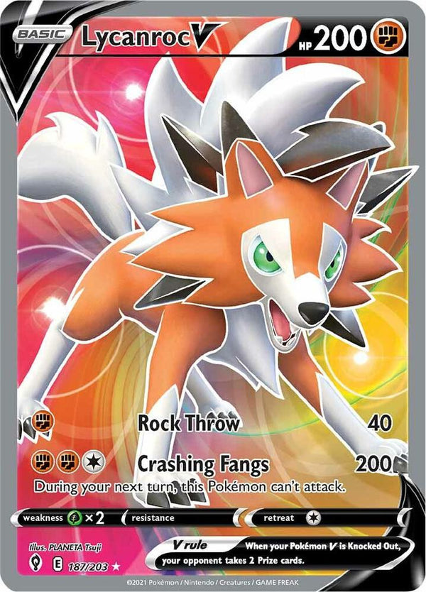 Lycanroc V (Full Art) - Pokémon