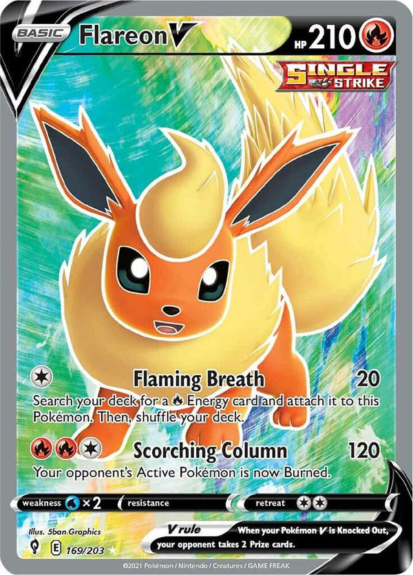 Flareon V (Full Art) - Pokémon