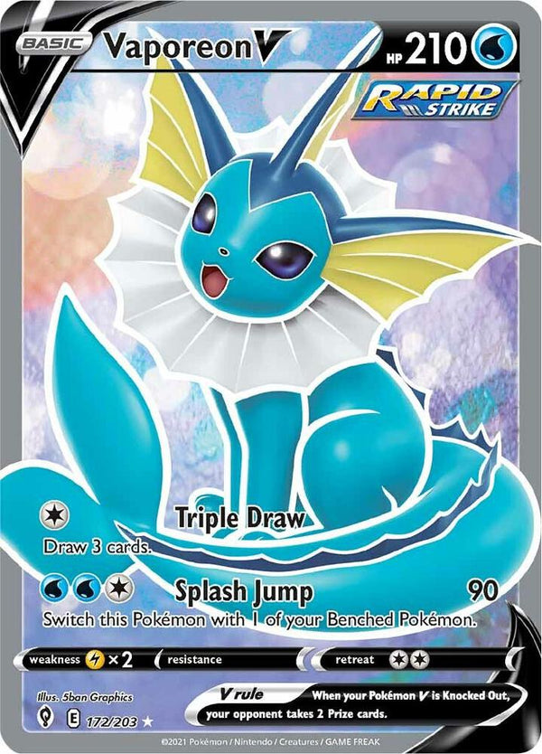 Vaporeon V (Full Art) - Pokémon