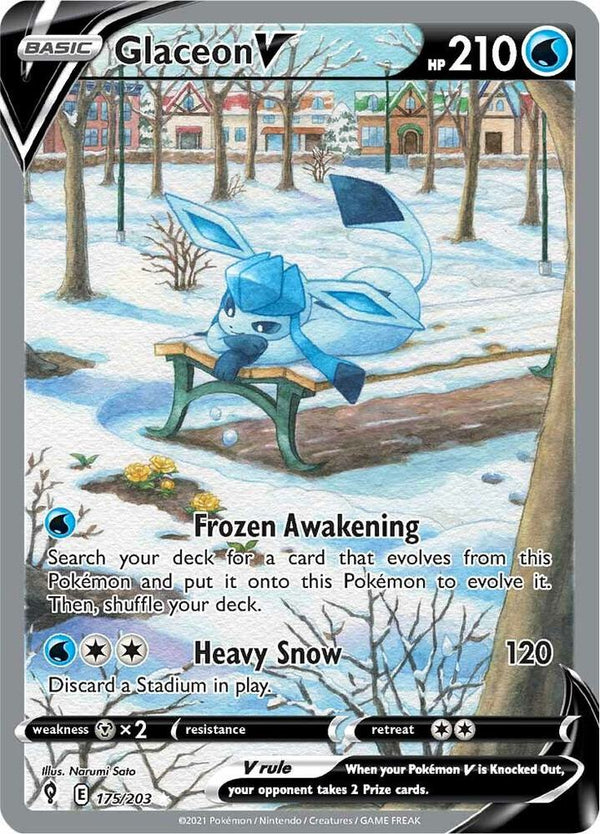 Glaceon V (Alternate Full Art) - Pokémon
