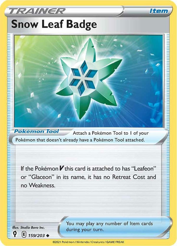 Snow Leaf Badge - Pokémon