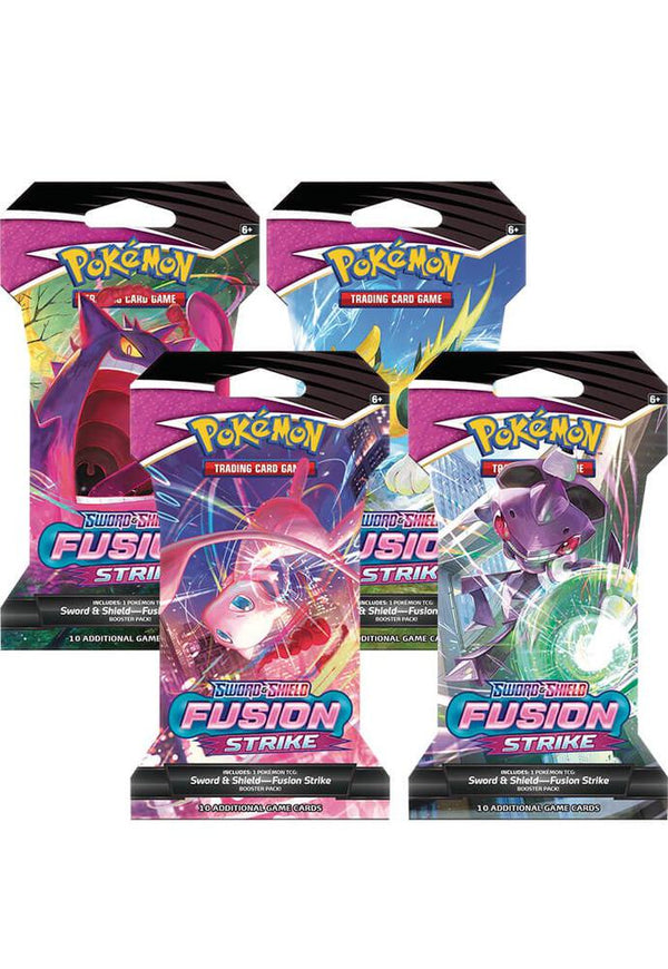 Fusion Strike Sleeved Booster Pack Art Bundle [Set of 4] - Pokémon