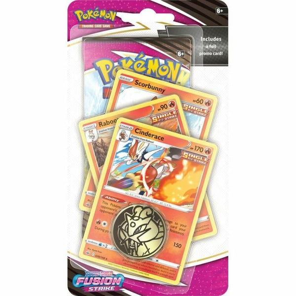 Fusion Strike Premium Checklane Blister [Cinderace] - Pokémon