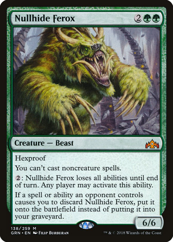 Nullhide Ferox - Magic: The Gathering