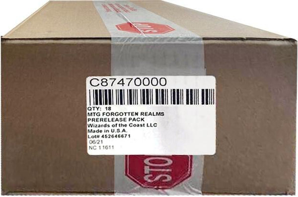 Adventures in the Forgotten Realms - Prerelease Pack Case - Magic: The Gathering
