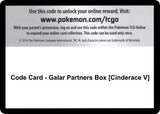 Code Card - Galar Partners Box [Cinderace V] - Pokémon