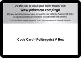Code Card - Polteageist V Box - Pokémon