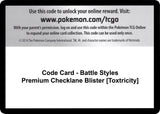 Code Card - Battle Styles Premium Checklane Blister [Toxtricity] - Pokémon