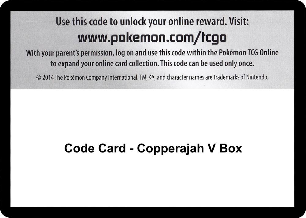 Code Card - Copperajah V Box