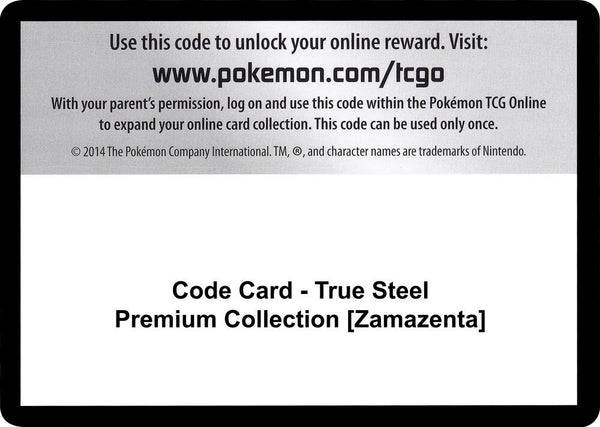 Code Card - True Steel Premium Collection [Zamazenta] - Pokémon