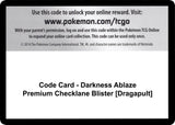 Code Card - Darkness Ablaze Premium Checklane Blister [Grimmsnarl] - Pokémon