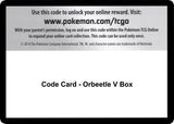 Code Card - Orbeetle V Box - Pokémon