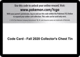 Code Card - Fall 2020 Collector's Chest Tin - Pokémon