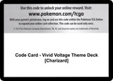 Code Card - Vivid Voltage Theme Deck [Charizard] - Pokémon