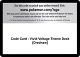 Code Card - Vivid Voltage Theme Deck [Drednaw] - Pokémon