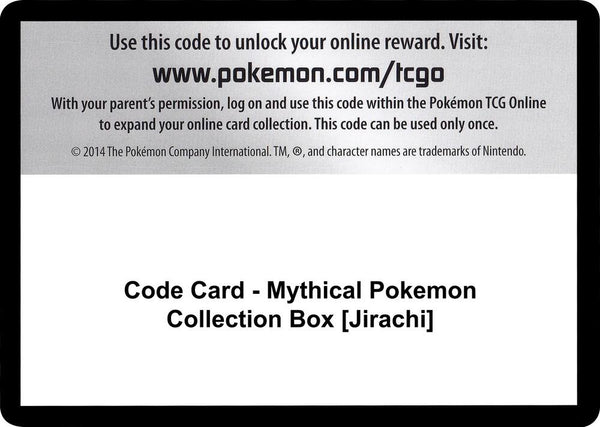 Code Card - Mythical Pokemon Collection Box [Jirachi] - Pokémon