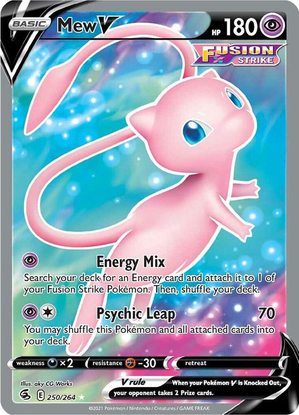 Mew V (Full Art) (SWSH08 250/264) - Pokémon