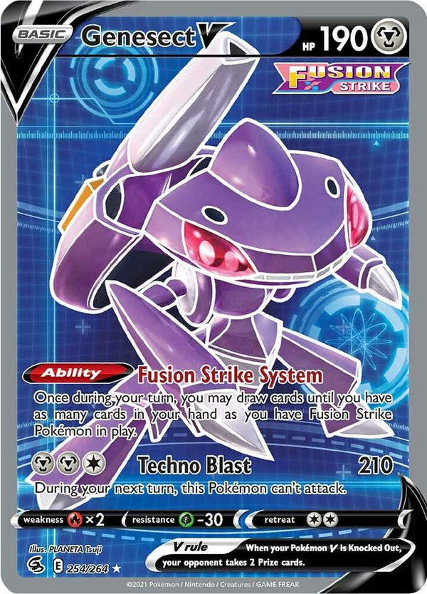Genesect V (Full Art) (SWSH08 254/264) - Pokémon