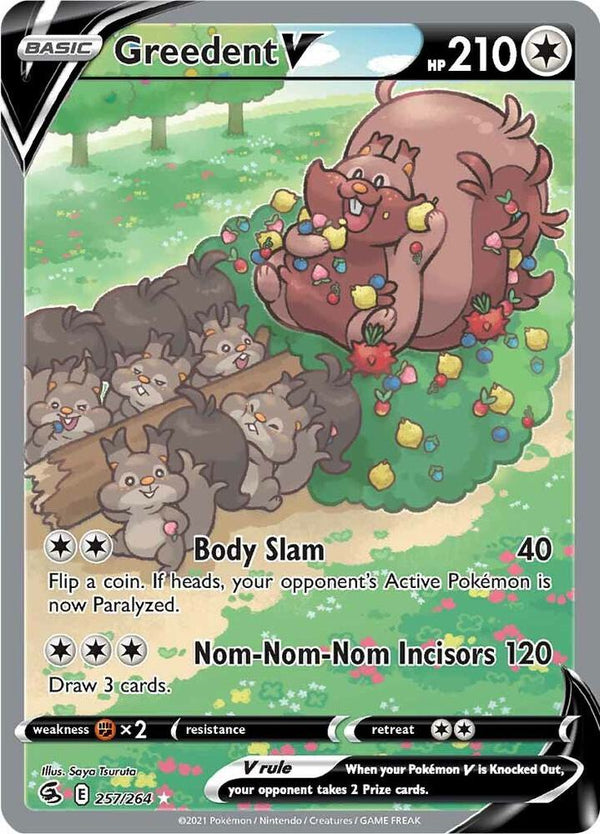 Greedent V (Alternate Full Art) - Pokémon