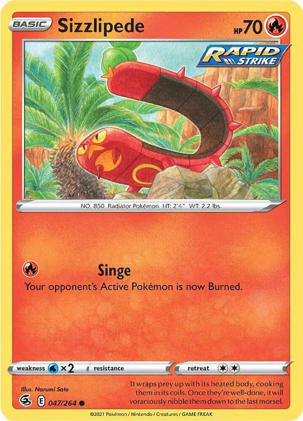 Sizzlipede (47) - Pokémon