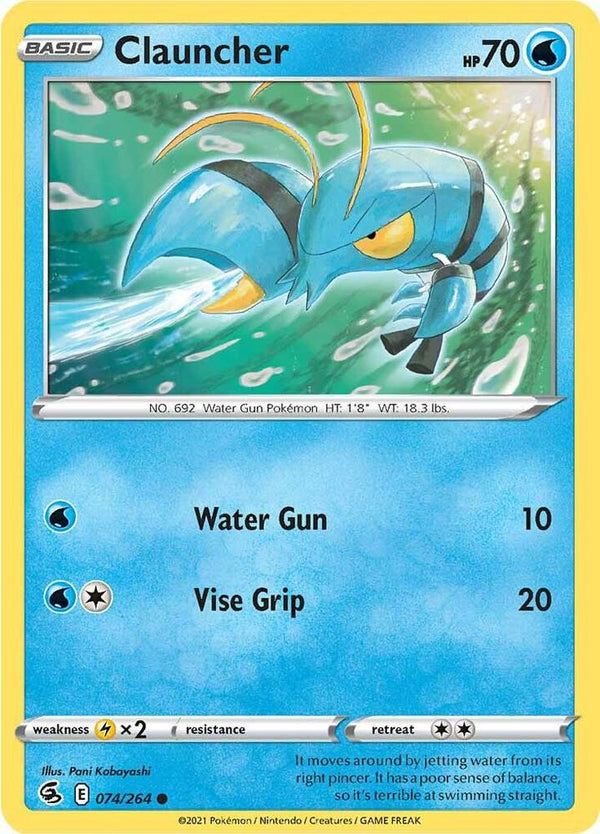 Clauncher - Pokémon