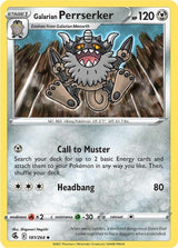 Galarian Perrserker - Pokémon