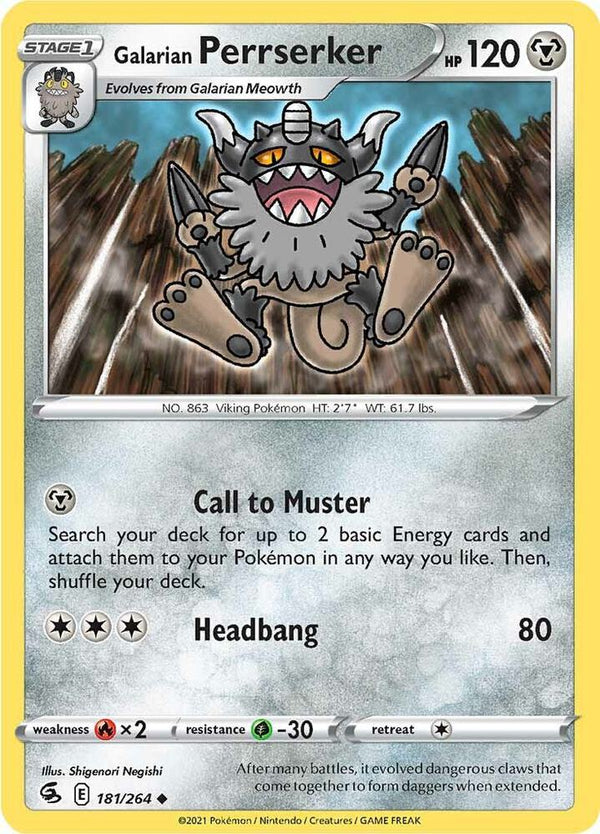 Galarian Perrserker - Pokémon
