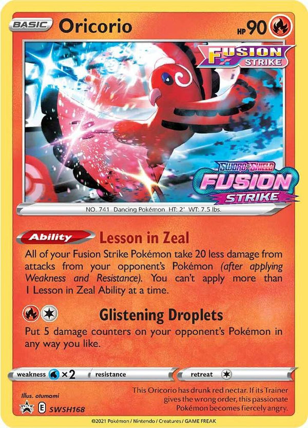 Oricorio - SWSH168 (Prerelease) - Pokémon