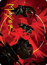 Abrade Art Card (Gold-Stamped Signature) - Magic: The Gathering