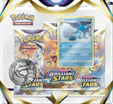 Brilliant Stars 3 Pack Blister [Glaceon] - Pokémon
