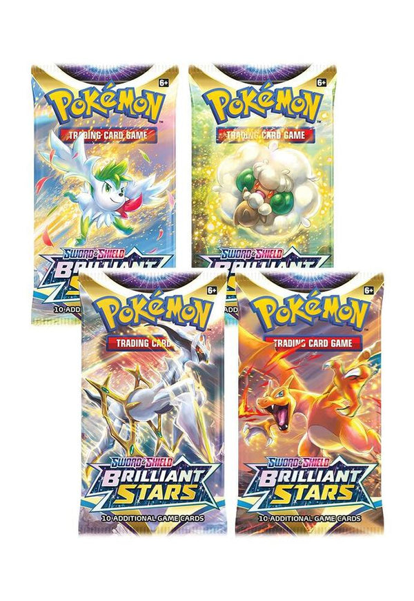Brilliant Stars Booster Pack Art Bundle [Set of 4] - Pokémon
