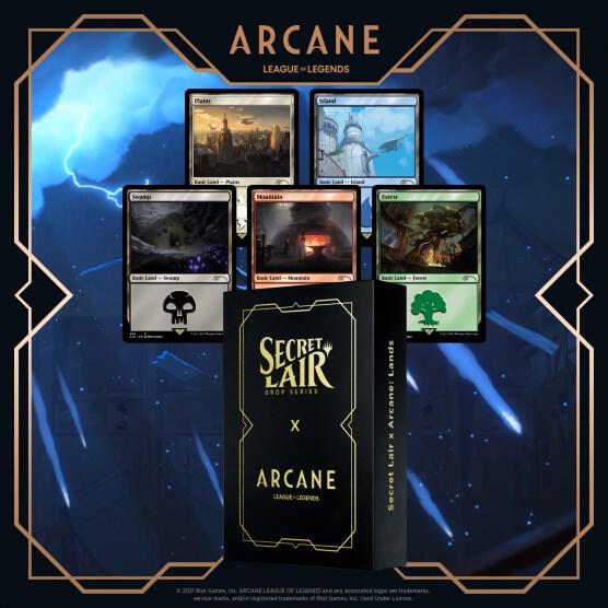 Secret Lair Drop: Secret Lair x Arcane: Lands - Non-Foil Edition - Magic: The Gathering
