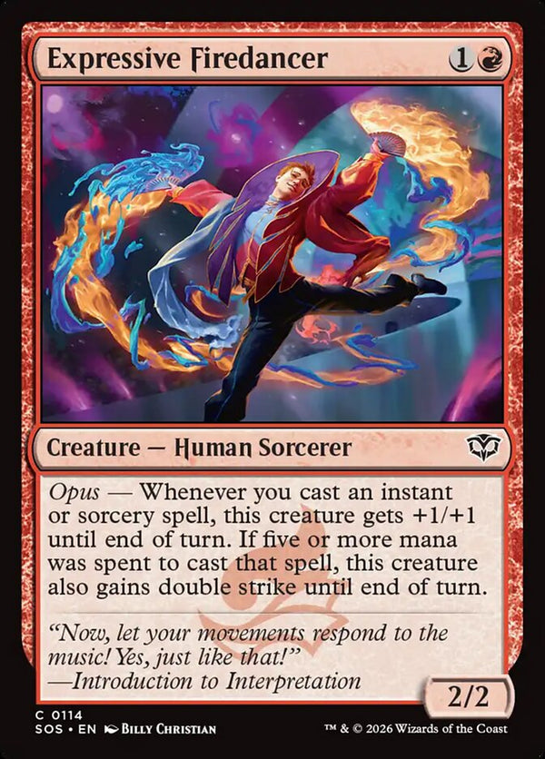 Expressive Firedancer (SOS 114) - Magic: The Gathering