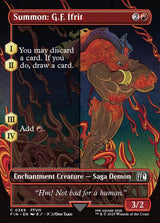 Summon: G.F. Ifrit (Borderless) - Magic: The Gathering