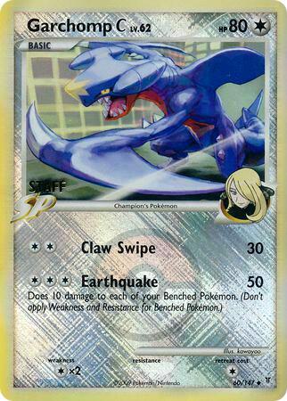 Garchomp C - 60/147 (League Promo) [Staff] - Pokémon