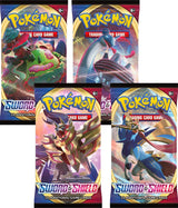 Sword and Shield Base Set Booster Pack Art Bundle [Set of 4] - Pokémon