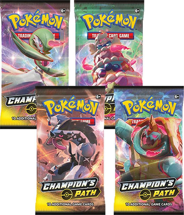 Champion's Path Booster Pack Art Bundle [Set of 4] - Pokémon